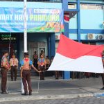 SMK Negeri Darul Ulum Muncar Gelar Upacara Hari Pramuka dengan Semangat Kebersamaan
